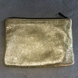 Neiman Marcus Marc Jacobs/ Target collab gold leather pouch/ clutch